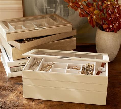 pottery barn metal display boxes|pottery barn boxes for sale.